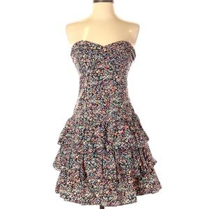 🔺SALE🔺Express Strapless Sweetheart Top Ruffle Dress | mini dress👗summer dress